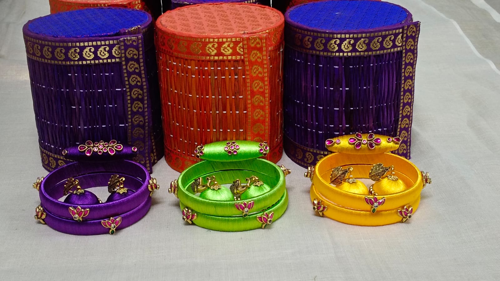 Silk Thread Jewelry Set 6
